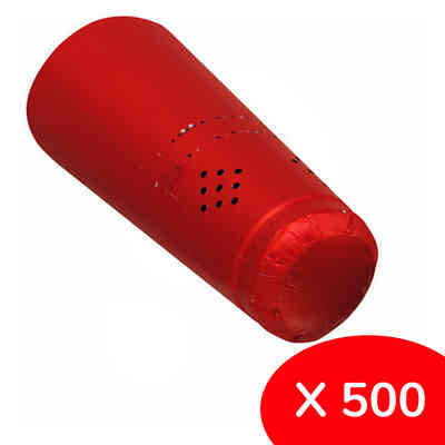 Cápsula de polilaminado roja (500 pzas)