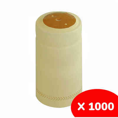 Cápsula de PVC crema ⌀31 (1000 pzas)