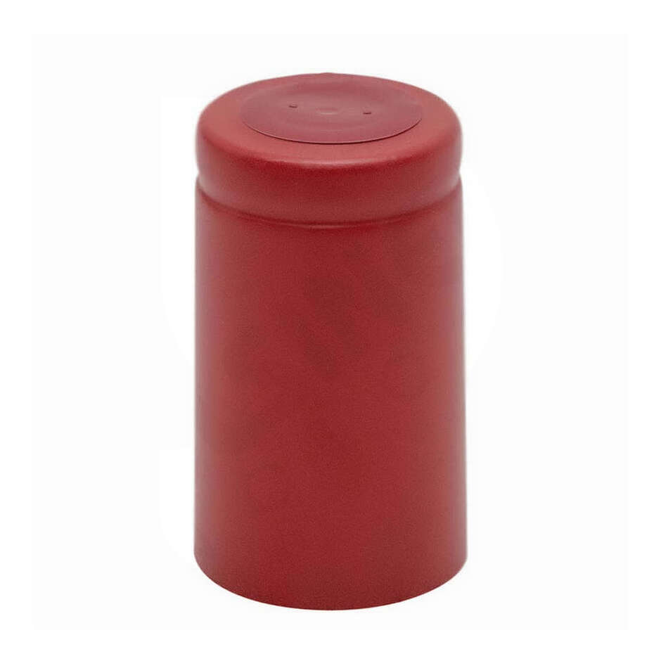 Cápsula en PVC rojo ⌀33 (100 unidades)