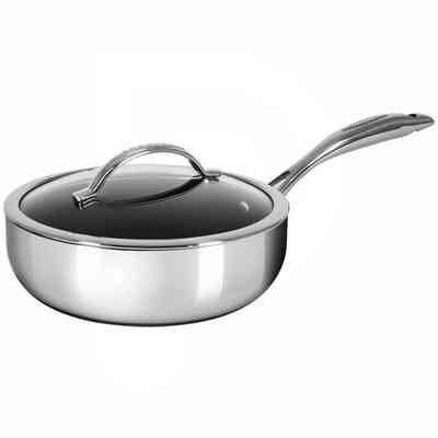 Deep Scanpan HaptIQ Frying Pan with Glass Lid Ø26 cm