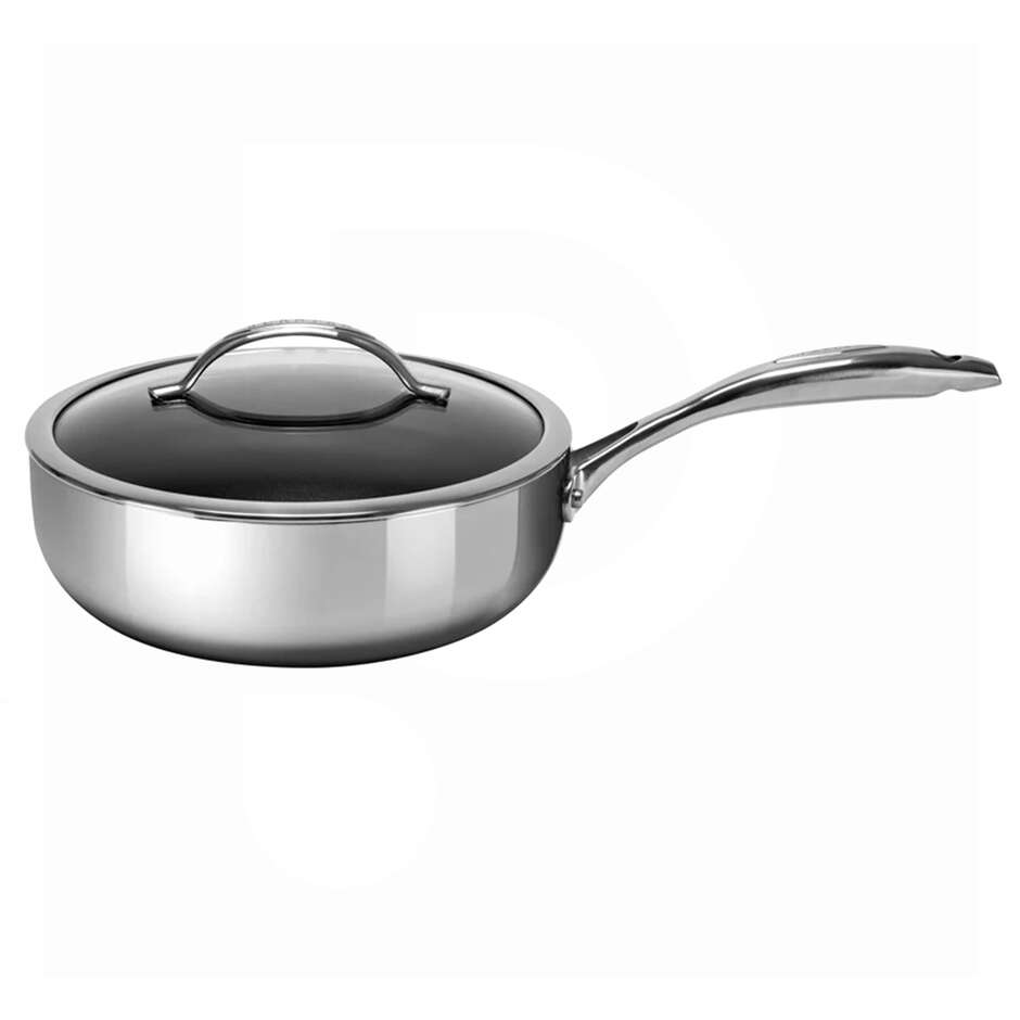 Deep Scanpan HaptIQ Frying Pan with Glass Lid Ø26 cm
