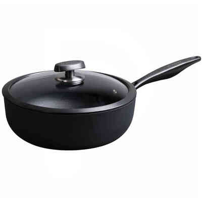 Deep Scanpan Pro SB+ Induction Frying Pan with Glass Lid Ø26 cm