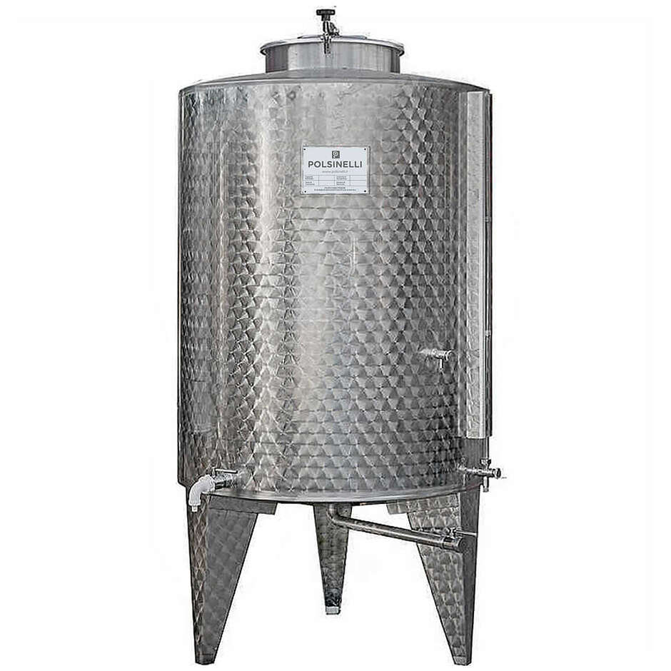 Depósito de almacenaje inox 1000 L - Ø1025