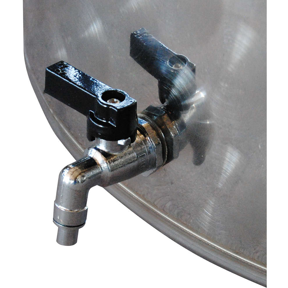 Depósito Inox para vino de 150 L con flotador a aceite