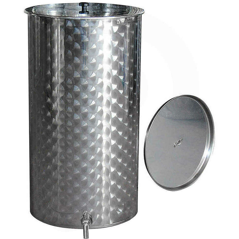 Depósito Inox para vino de 400 L con flotador a aceite
