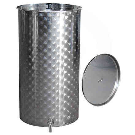 Depósito Inox para vino de 600 L con flotador a aceite