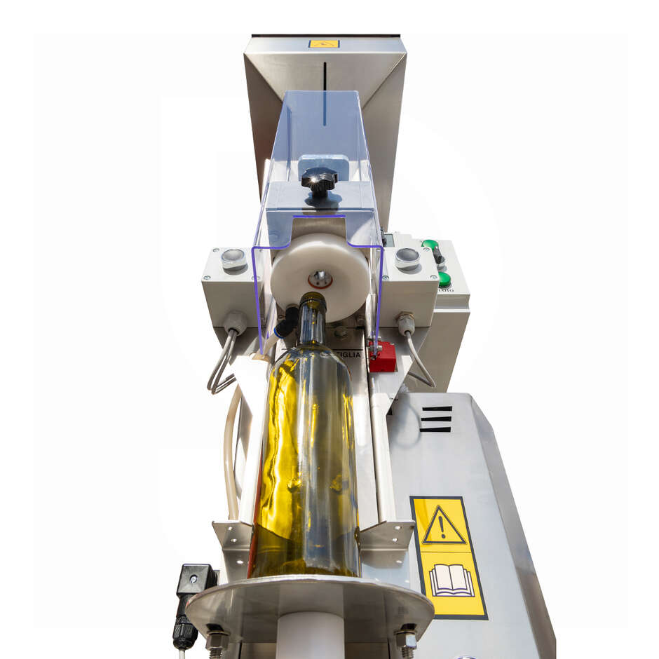 Descorchadora semiautomática P350 con bomba de vacío, dispositivo de inyección de nitrógeno y carro