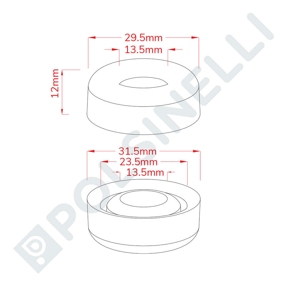 Dichtung aus Leder für Pumpe 