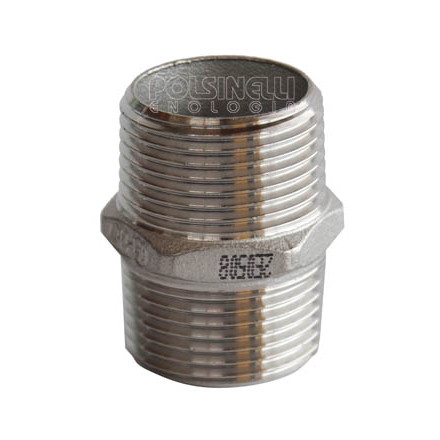 Doppelnippel Edelstahl 3/4"