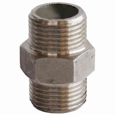 Doppelnippel Edelstahl 3/8"