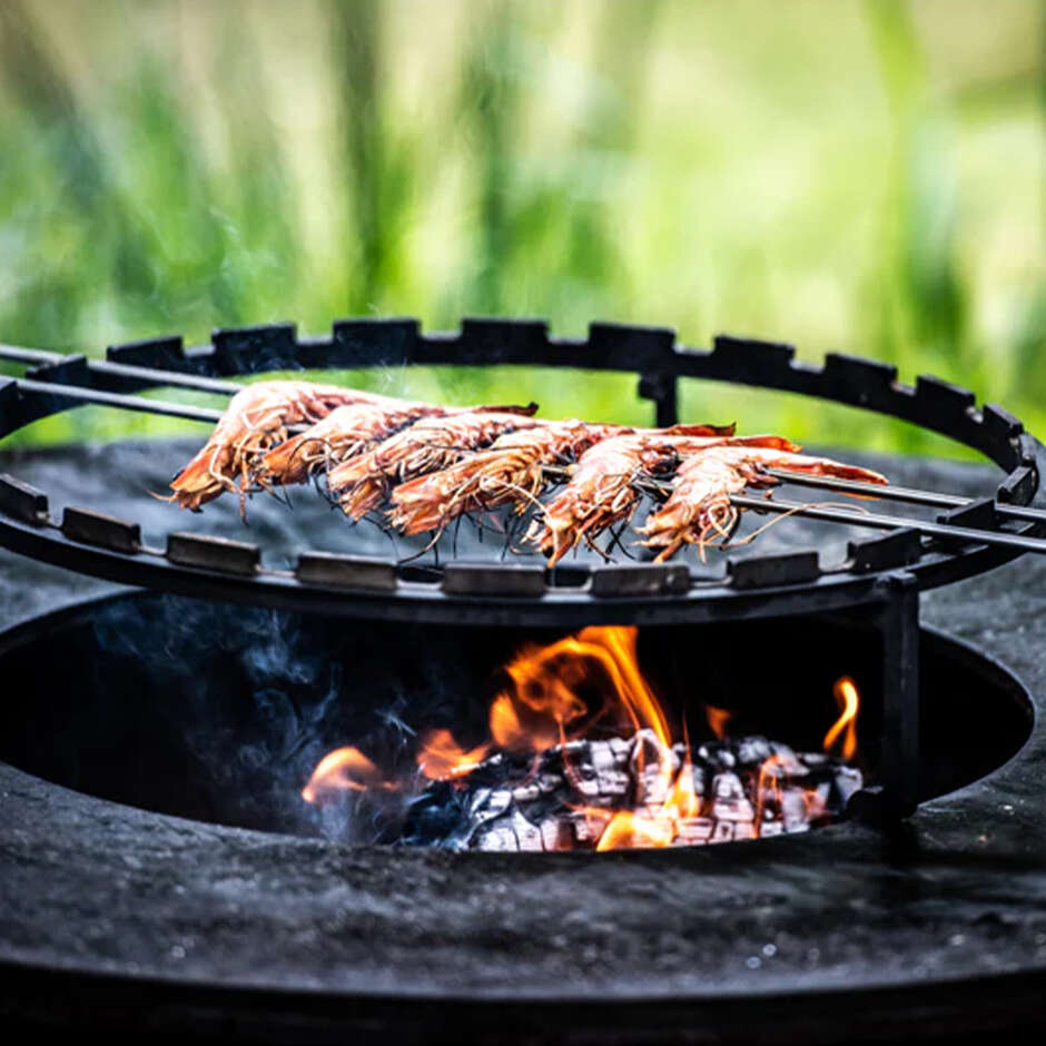 Doppelspieß Forged Churrasco mit Gabel 70 cm