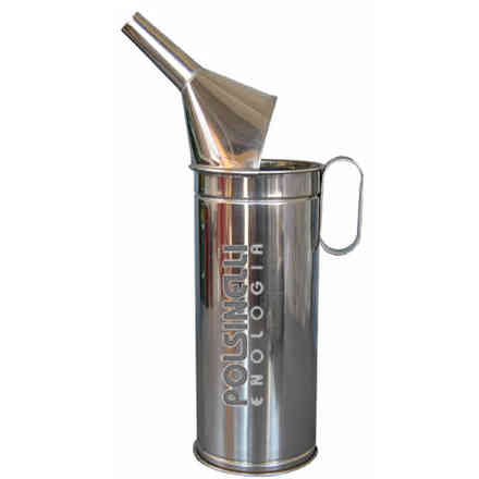 Doseur avec entonnoir Inox 1 L