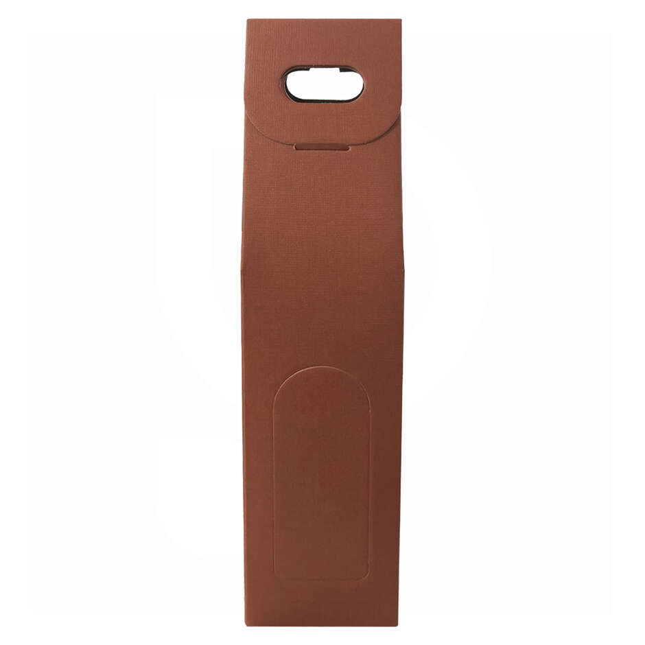 Scatola per bottiglie terra Corten 1 posto (10 pezzi)