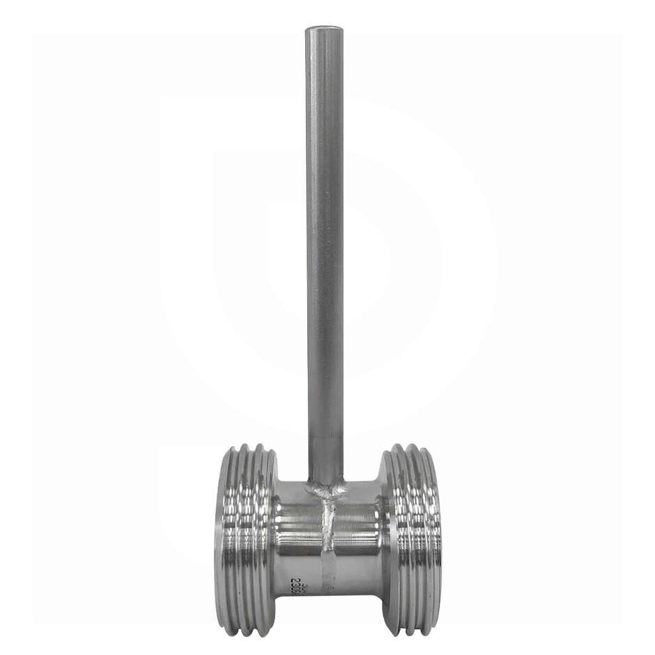 Edelstahl AISI 304 Anschluss DIN 32 FF mit Hebel