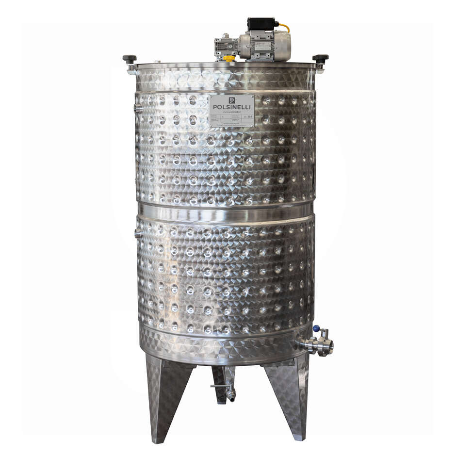 Edelstahl Fermenter gekühlt 10° 600 L