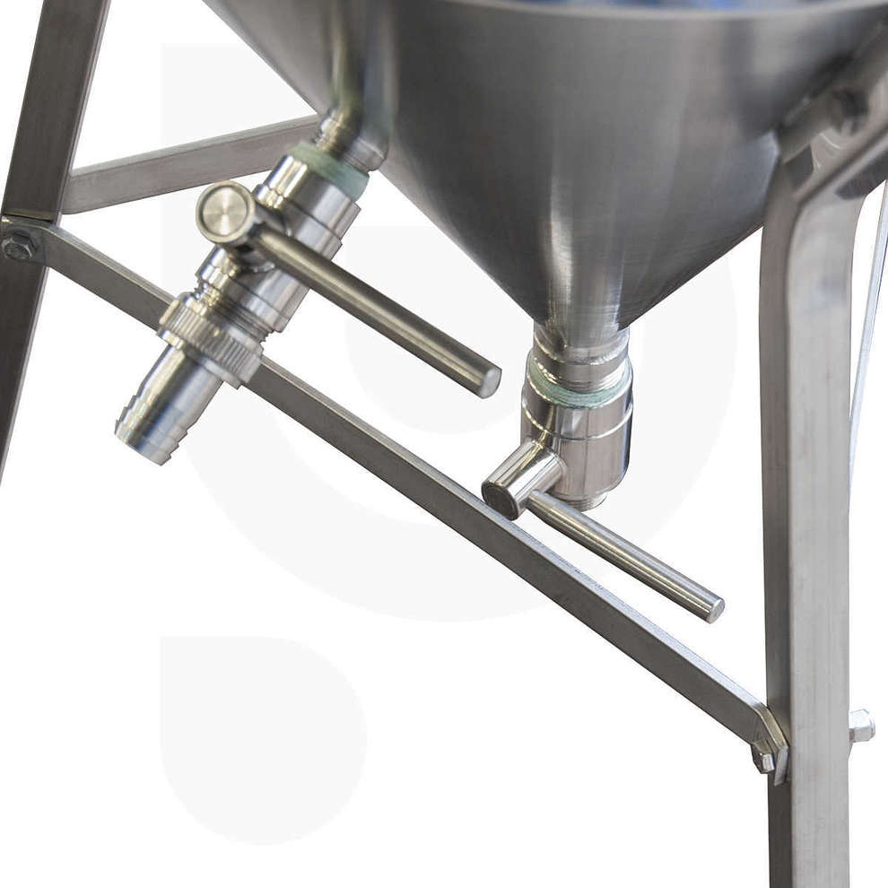 Edelstahl Gärfass für Kombucha konischen Boden 60° 50 L