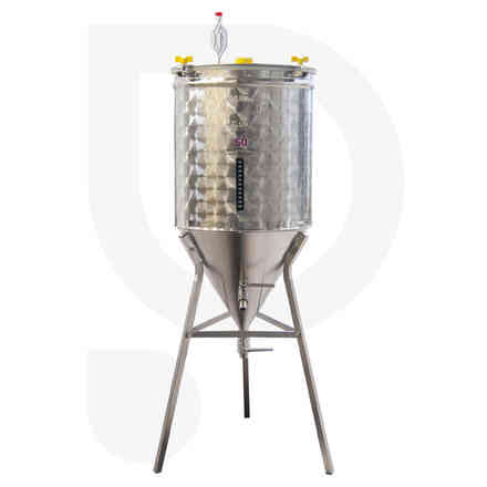 Edelstahl Gärfass für Bier konischen Boden 60° 50 L