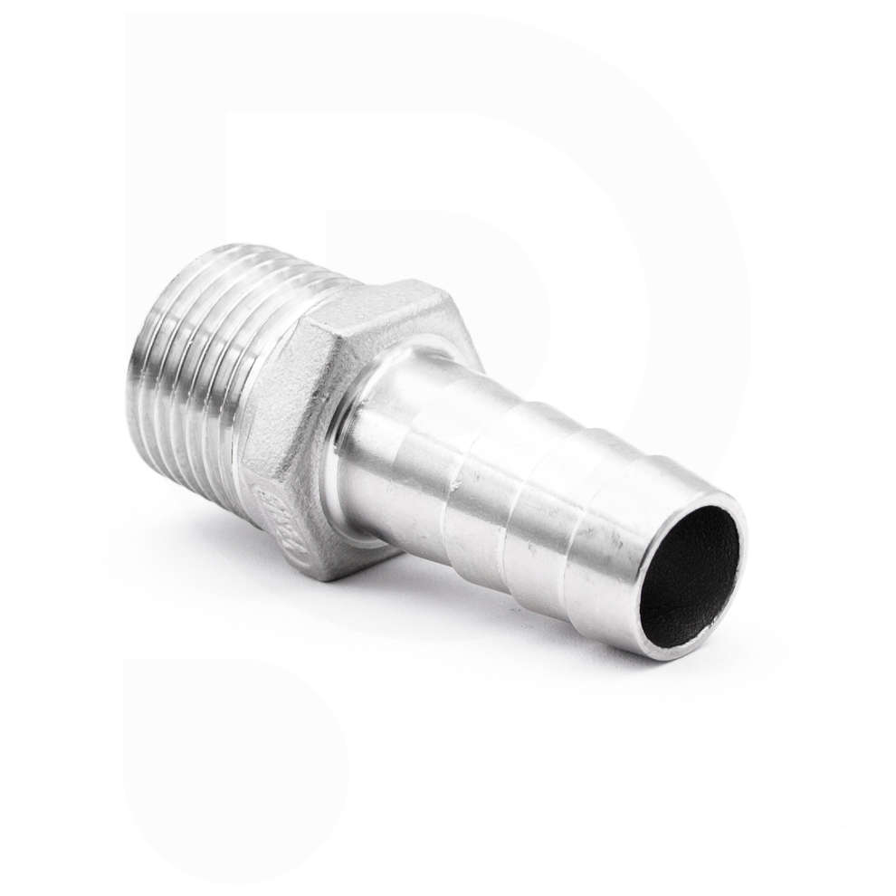 Edelstahl Schlauchtülle 1/2" x 14 Schlauchtülle