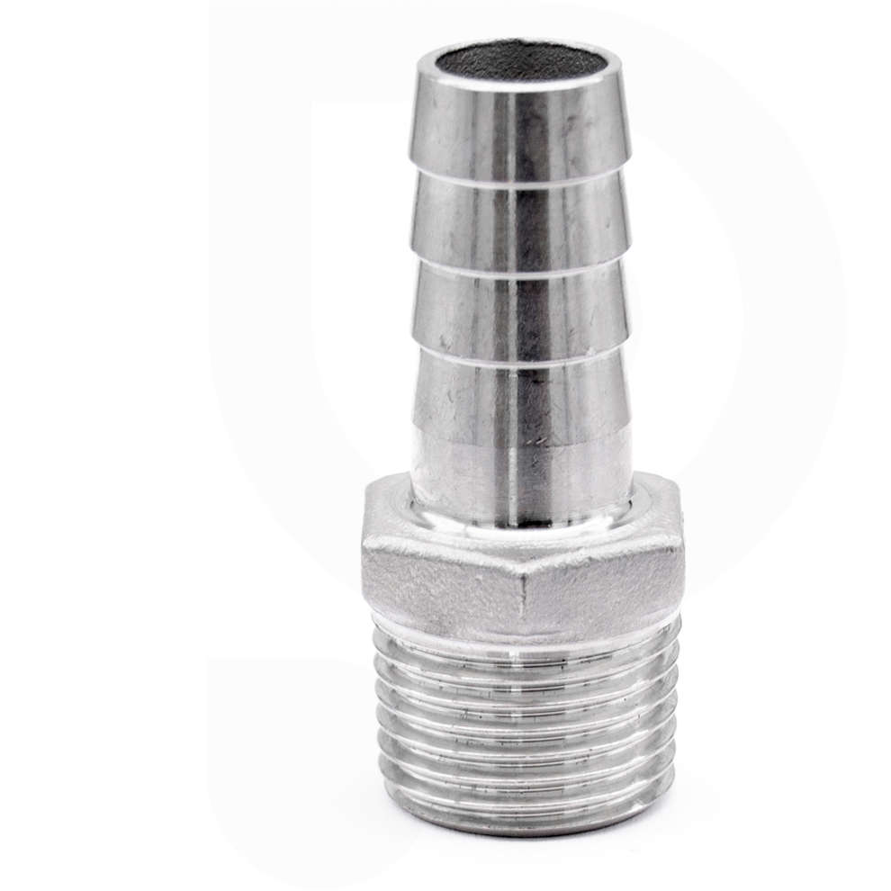 Edelstahl Schlauchtülle 1/2" x 14 Schlauchtülle