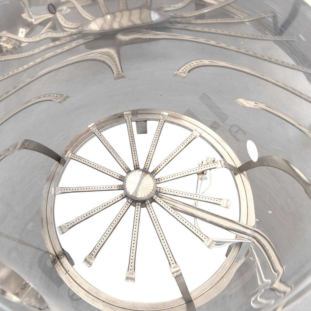 Edelstahl-Ölbad-Gaskessel 55 L