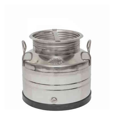 Edelstahlkanne mit glatter Boden 10 L