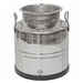 Edelstahlkanne mit glatter Boden 20 L
