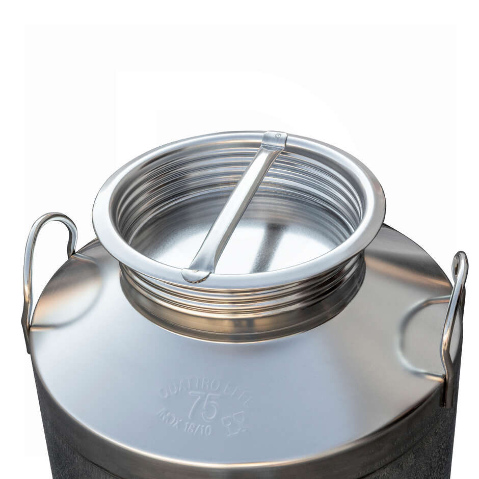 Edelstahlkanne mit glatter Boden 75 L