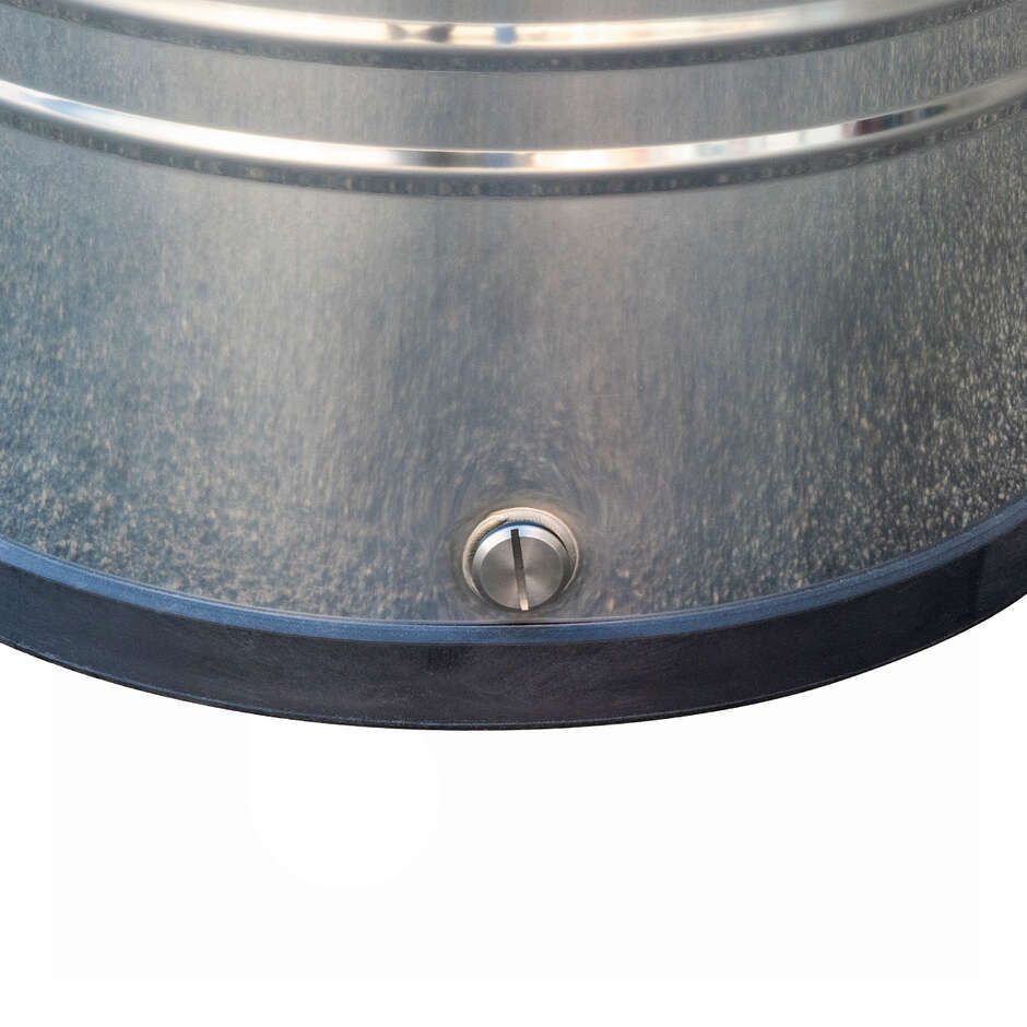 Edelstahlkanne mit glatter Boden 75 L