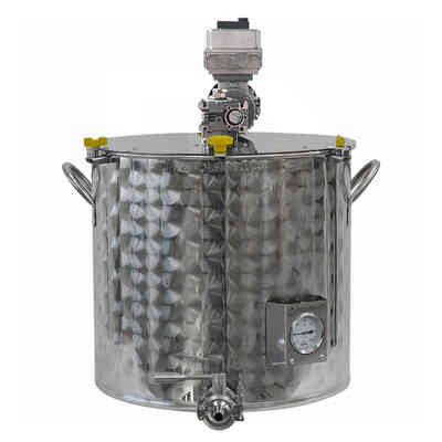 Edelstahlmotorisierte Kochkessel Tri-Clamp mit Inverter - 75 L