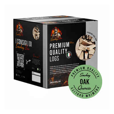 Eichenholzscheite zum Räuchern (6,5 Kg)