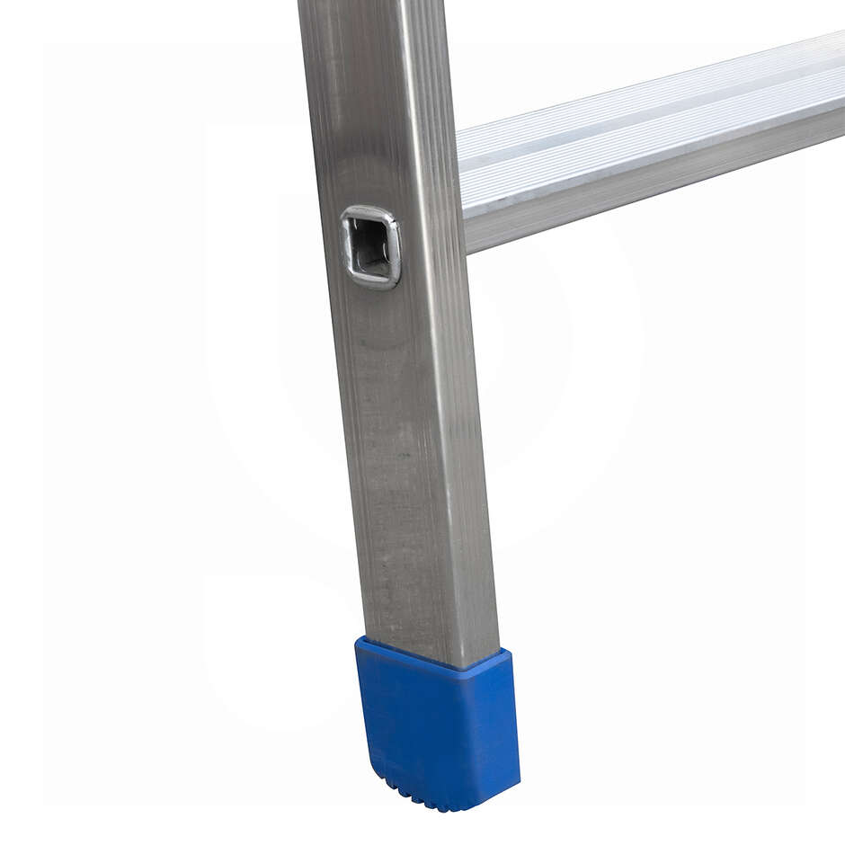 Einholm-Aluminiumleiter mit Handlauf - 10 Sprossen - 3 m