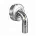 Embout cannelé courbé inox DIN 25 M avec écrou pivotant pour tuyau ⌀20