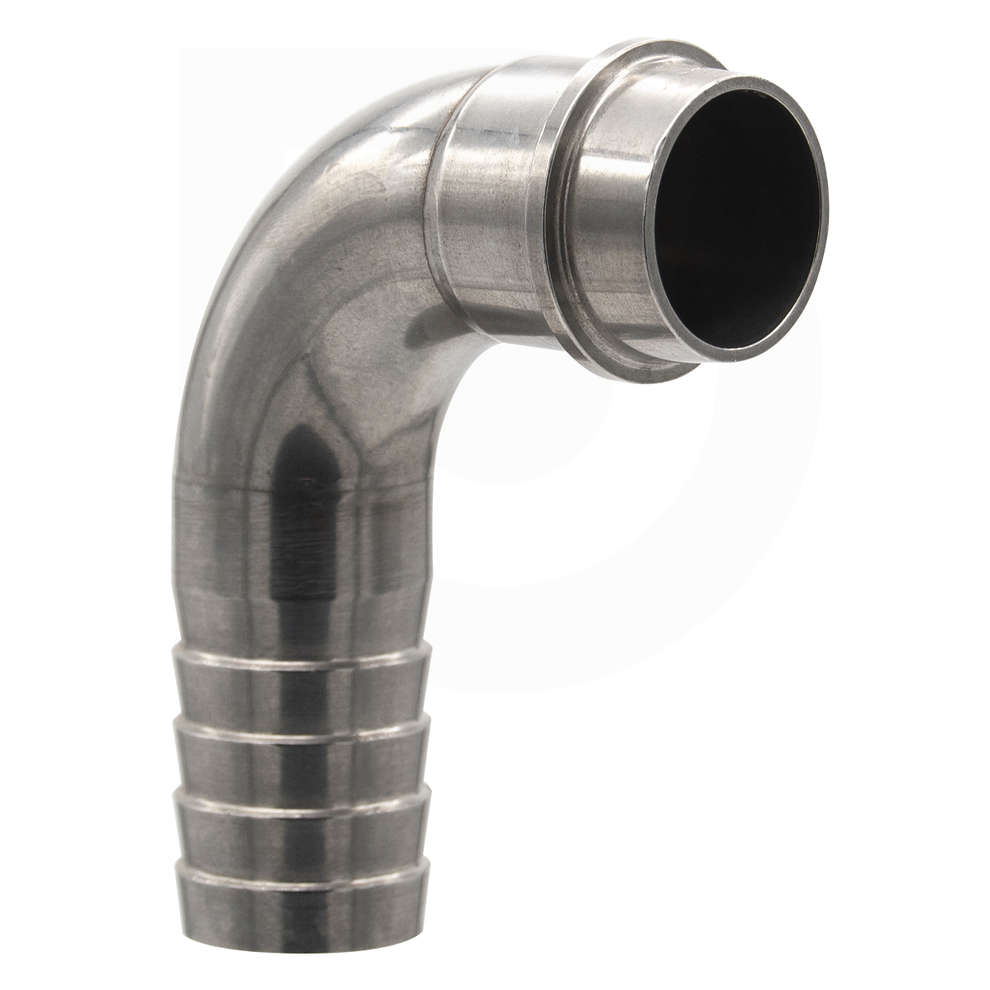 Embout cannellé courbé inox ENO 30 (duille oenologique italienne) PG 30