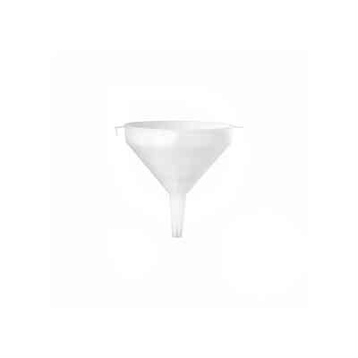 Embudo de plástico blanco Ø 10