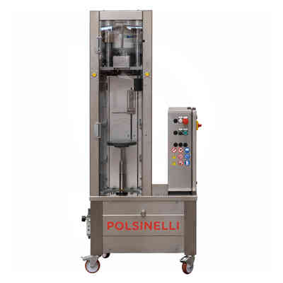 Encorchadora semiautomática P550 con carro para botellas Magnum