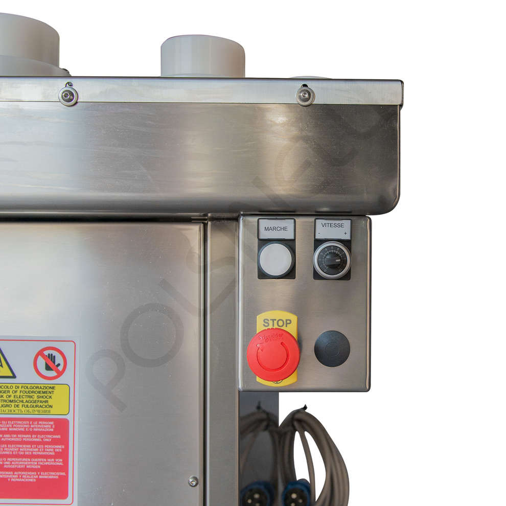 Enjuagadora de botellas semiatumática P10