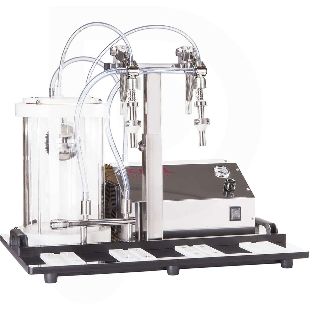 ENOLMASTER filling machine with 2 stainless steel spouts Wine