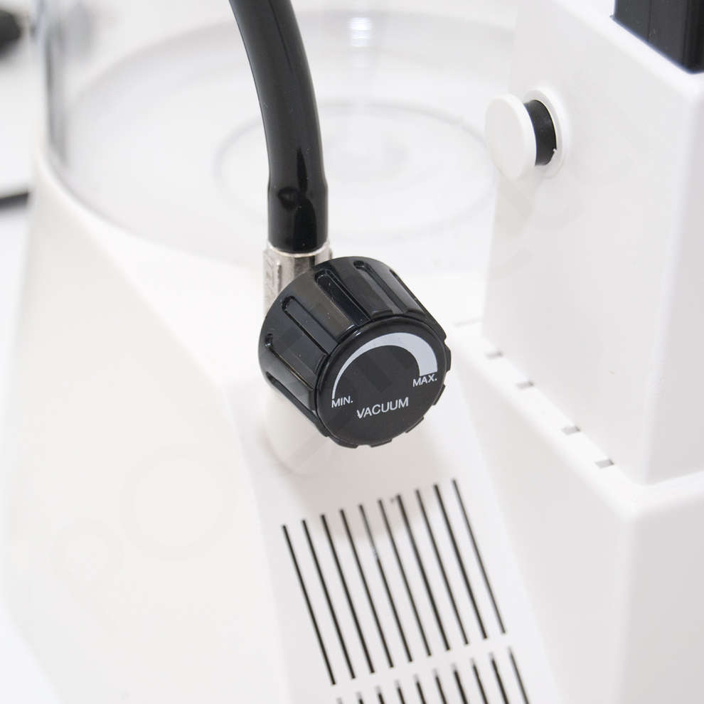 Enolmatic filling machine with stainless steel spout