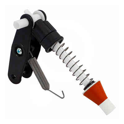 Enolmatic filling spout with leverage