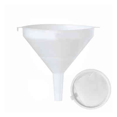 Entonnoir en plastique blanc Ø 25 avec filtre