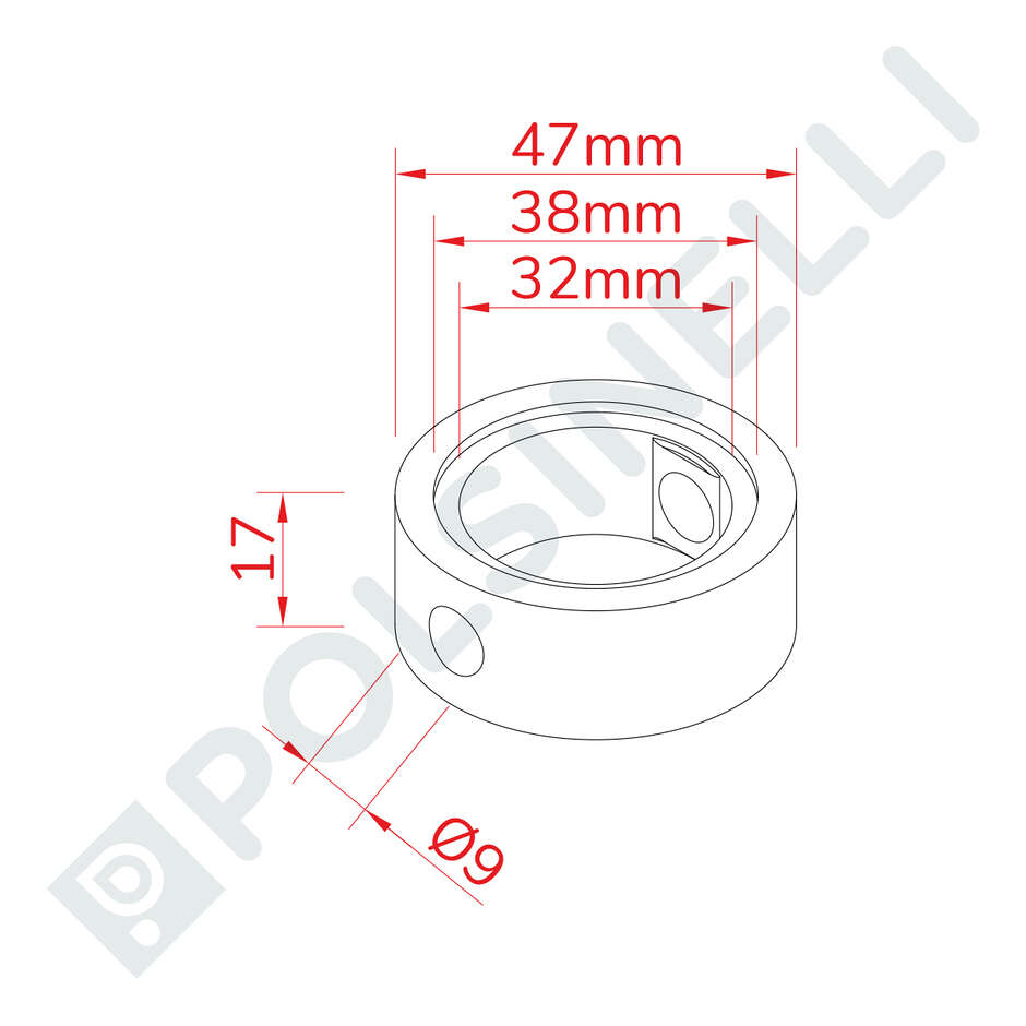 EPDM-Dichtung für DN32-Absperrklappe