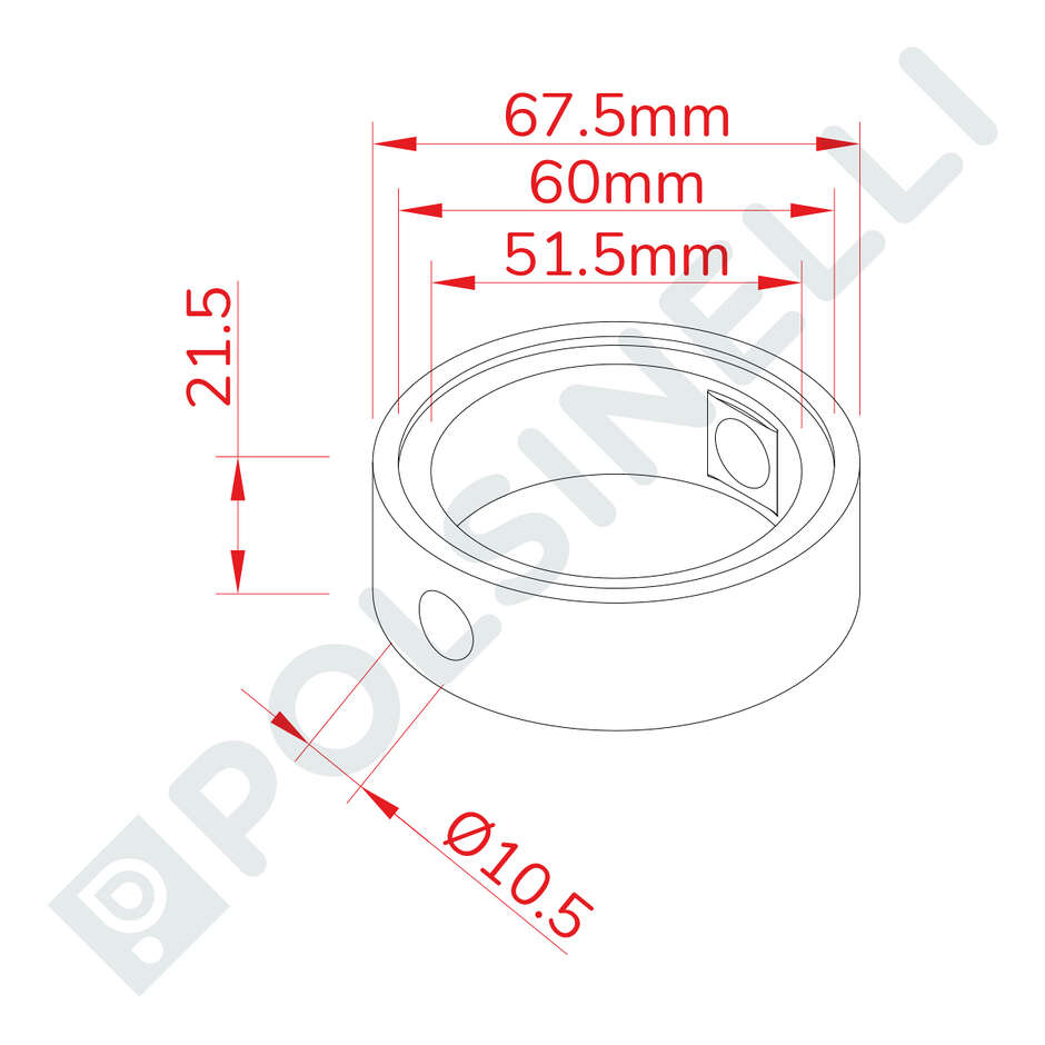 EPDM-Dichtung für DN50-Absperrklappe