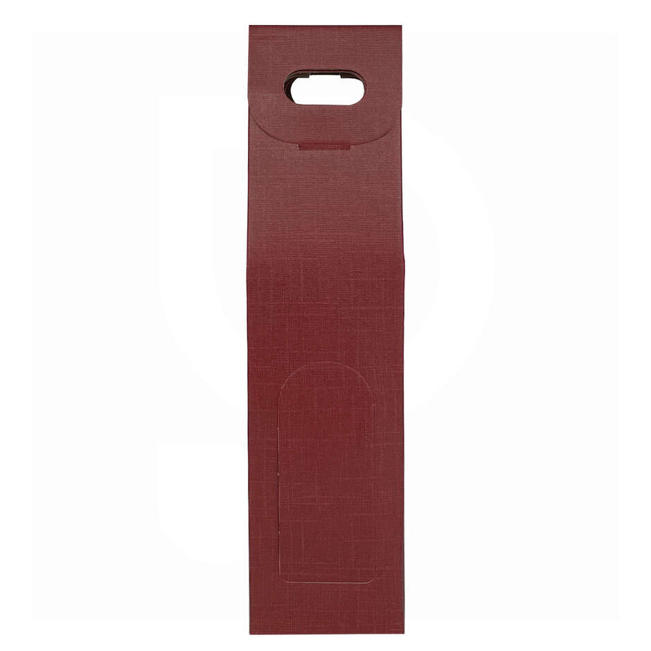 Estuche burdeos para 1 botella (50 unid.)