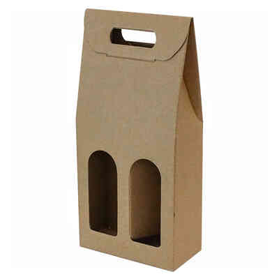 Estuche habana para 2 botellas (30 unid.)