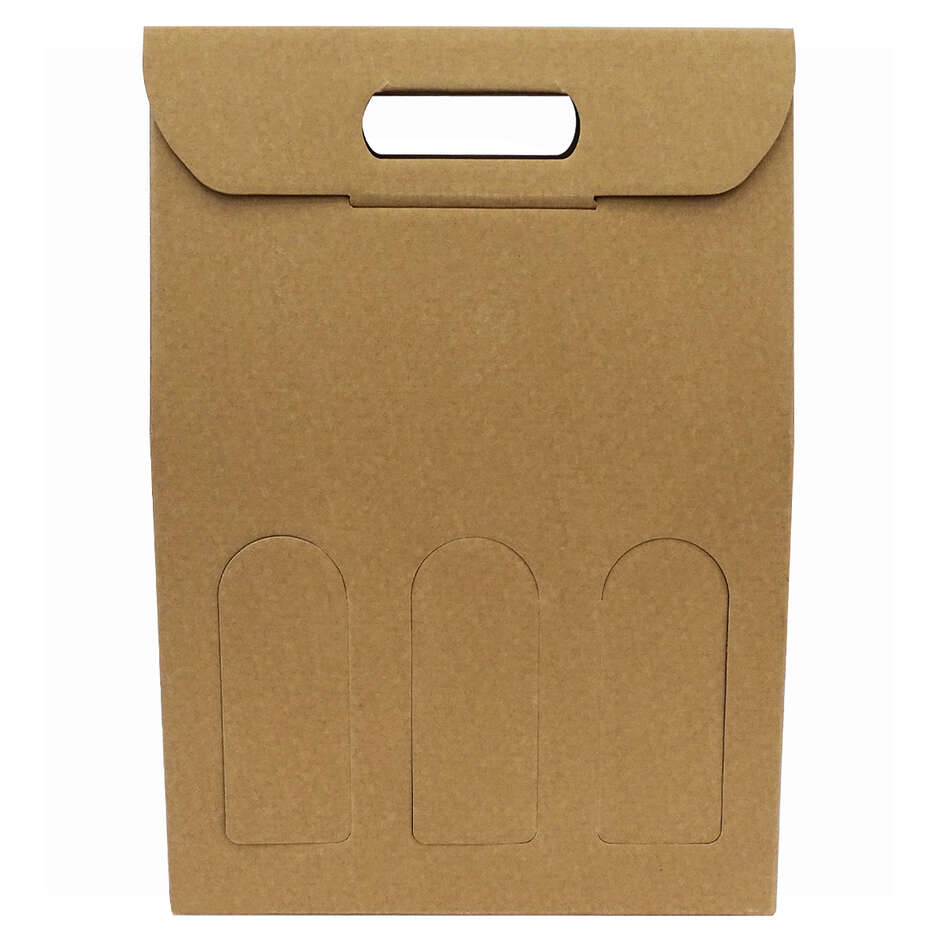 Estuche habana para 3 botellas (10 unid.)