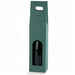 Estuche verde para 1 botella efecto fibra (50 unid.)