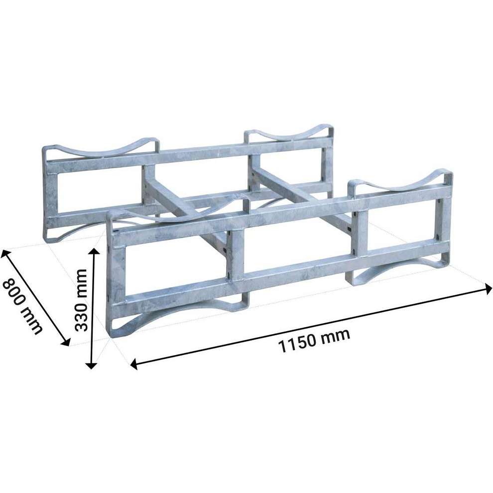 Etagères porte barriques