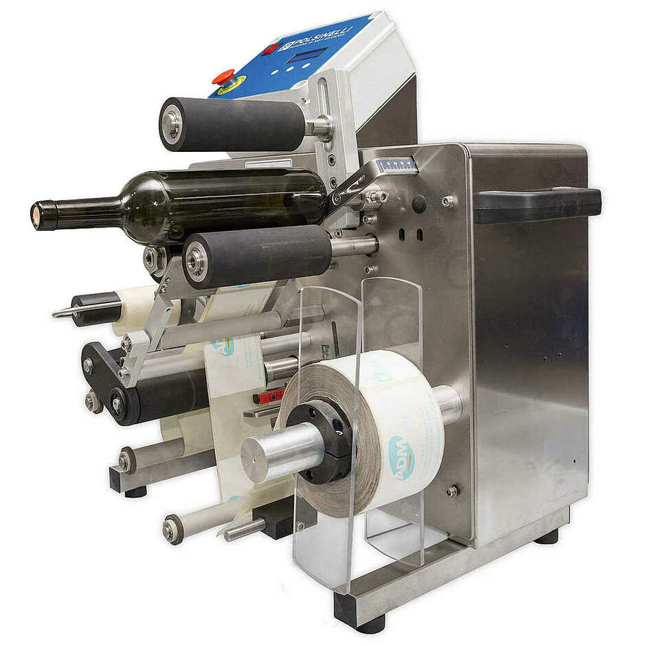 ETI 10 etiquetadora semiautomática con marcador de transferencia térmica