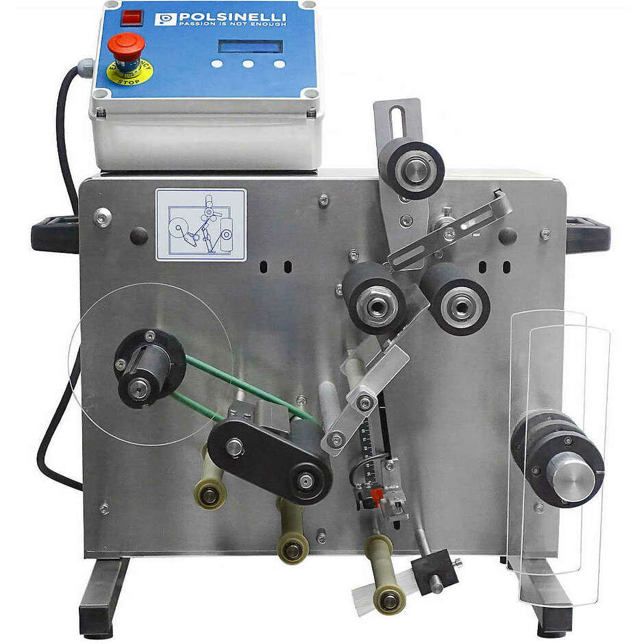 ETI 10 semi-automatic labelling machine with thermal transfer marker