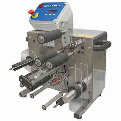 ETI 10 semi-automatic labelling machine with thermal transfer marker